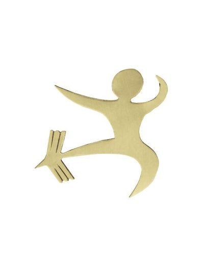 ALEGORÍA DE ARTES MARCIALES KARATE DE LATÓN