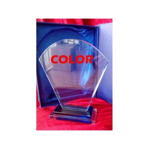 CRISTAL PERSONALIZADO CON ESTUCHE. 3 TAMAÑOS.