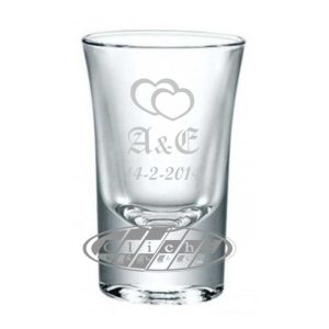 VASO DE CHUPITO LICOR GRABADO CORTO - CRISTAL - 4,2 CL.