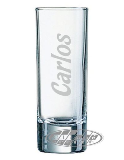 VASO DE LICOR CHUPITO GRABADO - CRISTAL - 6 CL.