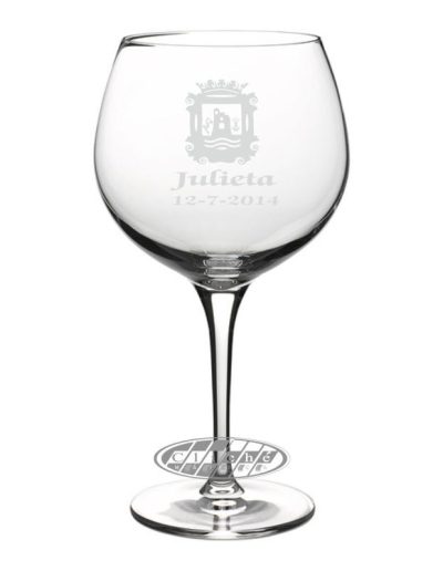 COPA DE GIN TÓNIC Y COMBINADOS GRABADA - CRISTAL - 72 CL.