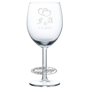 COPA DE VINO GRABADA - CRISTAL - 30 CL.