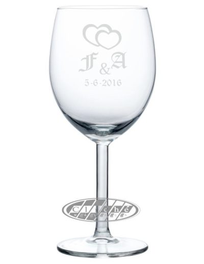 COPA DE VINO GRABADA - CRISTAL - 30 CL.