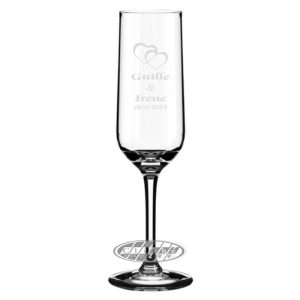 COPA DE CAVA GRABADA - CRISTAL - 22 CL.