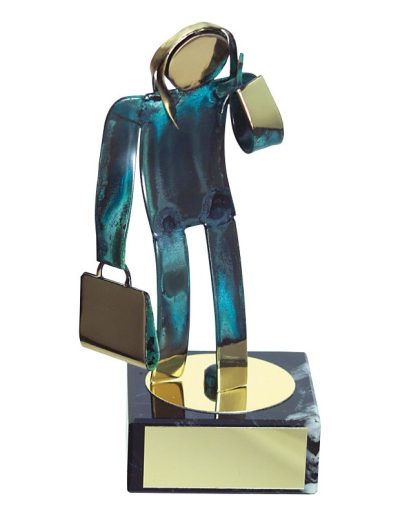 TROFEO ESCULTURA DE EJECUTIVA. 4 TAMAÑOS