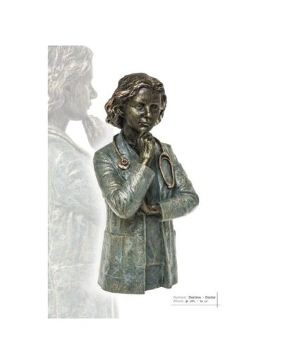 ESCULTURA DOCTORA-MÉDICO. GRABACIÓN GRATIS.