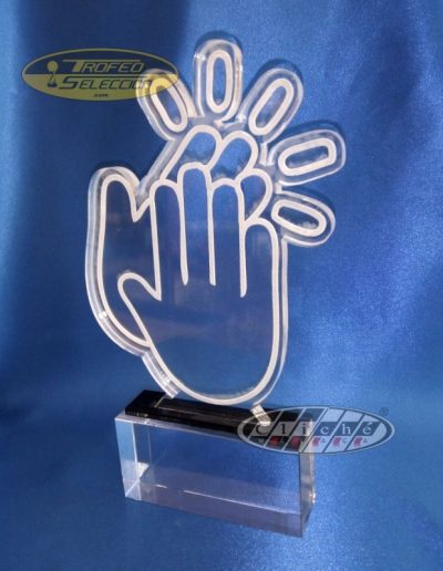 TROFEO APLAUSOS PARA DOCTORES, ENFERMEROS, AUXILIARES