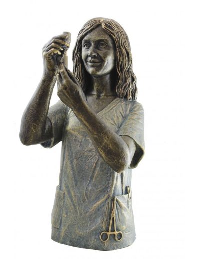 ESCULTURA ENFERMERA. GRABACIÓN GRATIS.