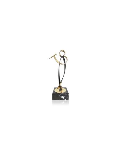ESCULTURA TROFEO MICRÓFONO PARA REGALO