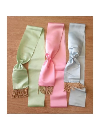 BANDA DE MÍSTER DE RASO ABIERTA INFANTIL SIN GRABAR